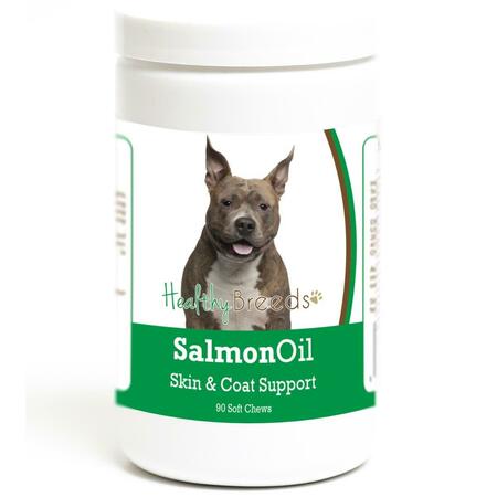 HEALTHY BREEDS American Staffordshire Terrier Salmon Oil Soft Chews, 90PK 192959016030
